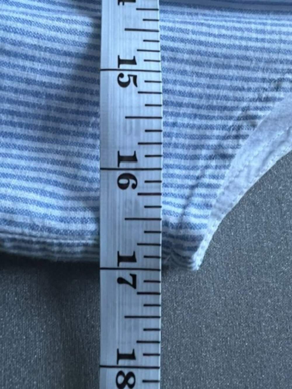 JCREW | Light Blue & White Striped Cotton Linen Sleeveless Mini Dress Size 8 - Picture 16 of 16